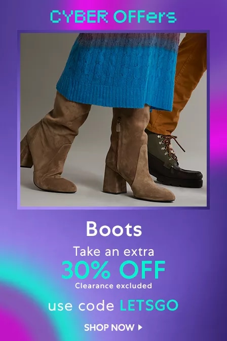 Boots: Take an Extra 30% OFF Select Styles