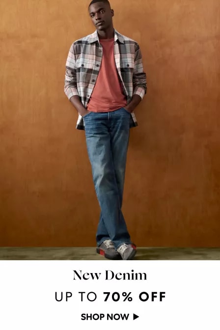 New Denim: Up to 70% OFF