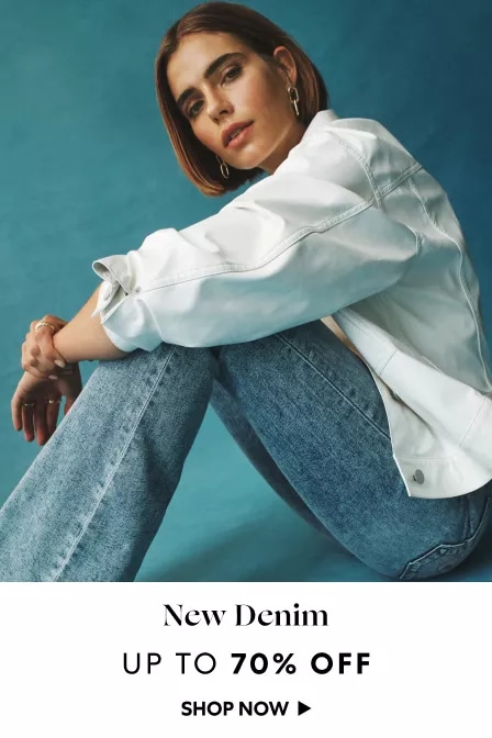 New Denim: Up to 70% OFF