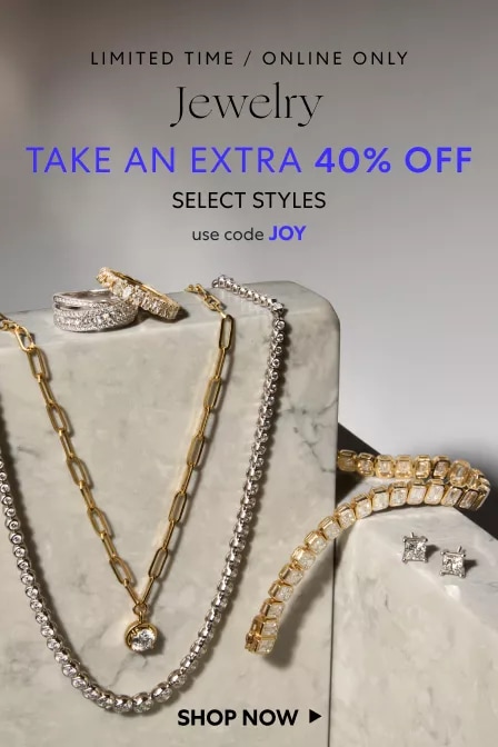 Jewelry: Take an Extra 40% OFF Select Styles