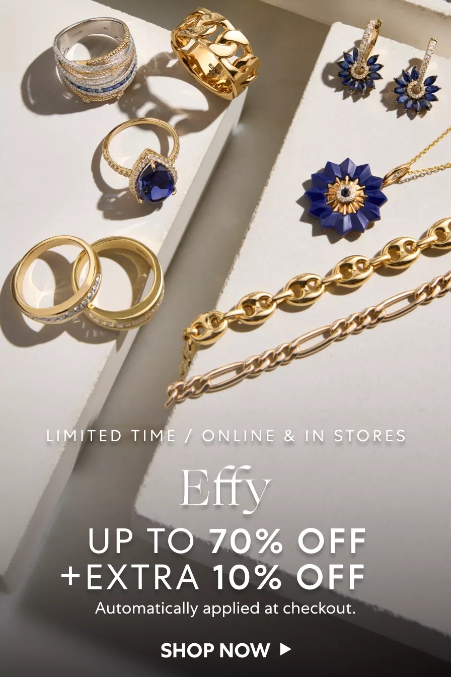 Effy: Up to 70% OFF + Extra 10% OFF